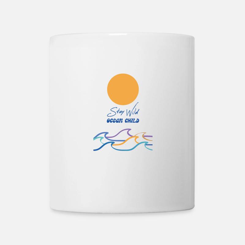 Stay Wild Ocean Child Colorful - Mug - white