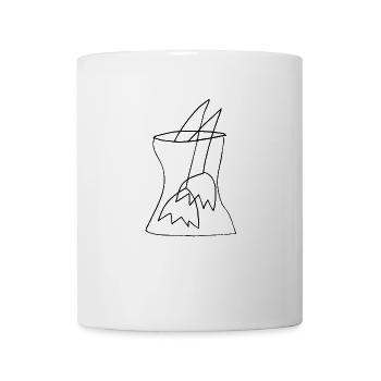 Sad Flowers - Tasse - Weiß - Vorne