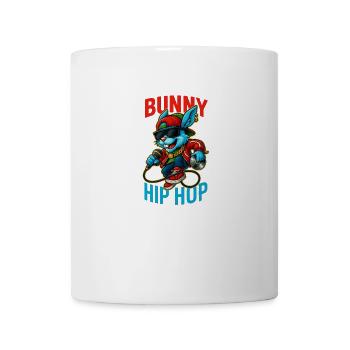 Cool Hip Hop Bunny DJ Rap Style - Mug - white - Front