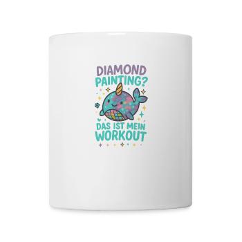 Diamond Painting? Das ist mein Workout - Tasse - Weiß - Vorne