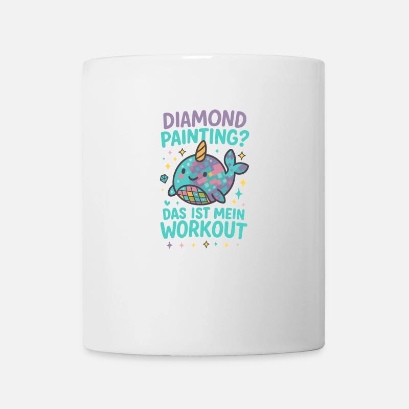 Diamond Painting? This is my workout - Mug - white