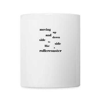 moving up and down side to side by Lando - Mug - white - Front