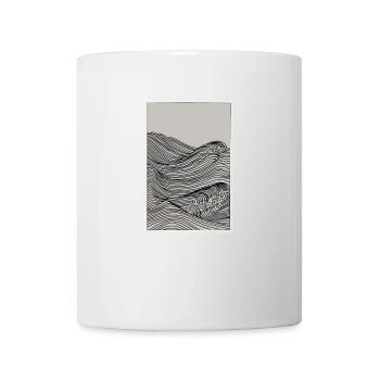 Waves as a sketch - Mug - white - Front