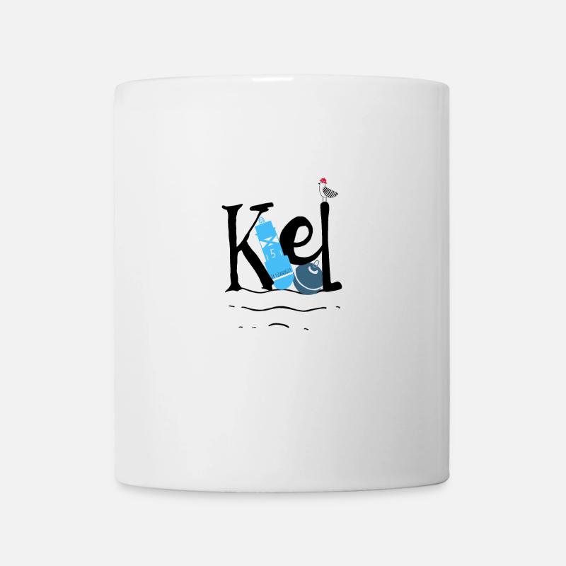 kiel am Hafen - Tasse - Weiß