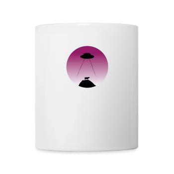Alien abduction - Tasse - Weiß - Vorne