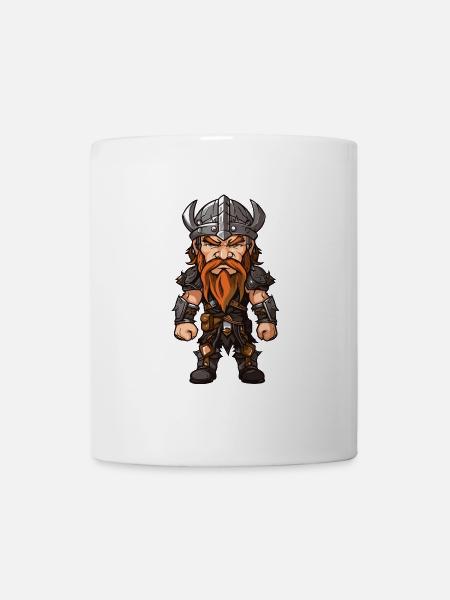 Wikinger Krieger Odin - Tasse - Weiß