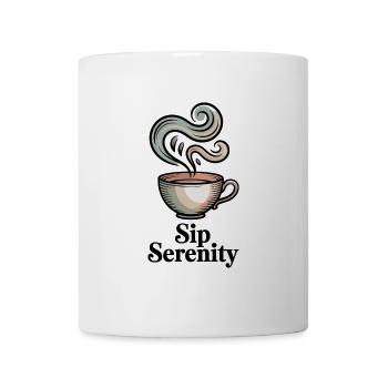 Sip Serenity – Sanfter Morgenzauber - Tasse - Weiß - Vorne