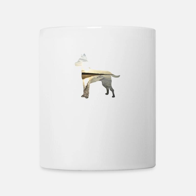 Hund-Nordsee - Tasse - Weiß