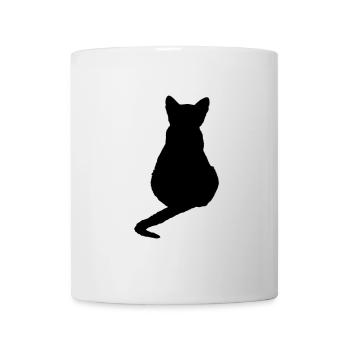 Katze Kätzchen Katzenshirt Geschenk - Tasse - Weiß - Vorne