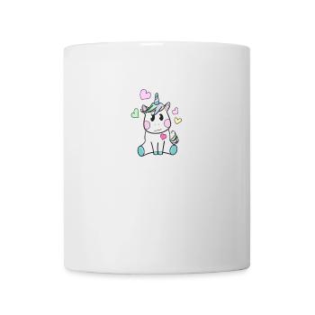 licorne, licorne, amour, coeur - Mug blanc - blanc - Devant