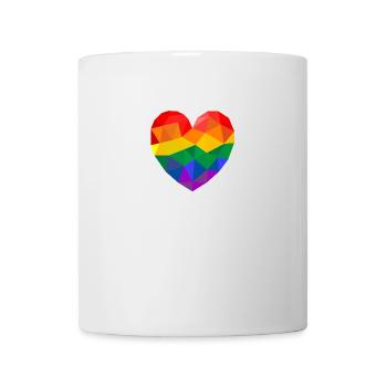 RAINBOW HEART - Mug - white - Front