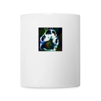 Hundepfote - Tasse - Weiß - Vorne