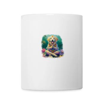 Mein Hund ist mein Life Coach - helle Schrift - Tasse - Weiß - Vorne