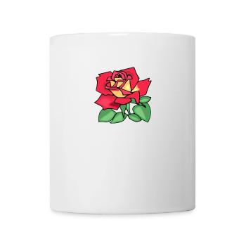 rose - Mug blanc - blanc - Devant