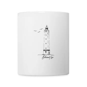 Dänemark Blavand Fyr Leuchtturm Urlaub - Tasse - Weiß - Vorne