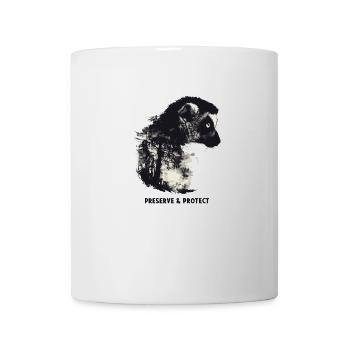 Préserver et protéger les lémuriens de Madagascar - Mug blanc - blanc - Devant