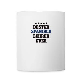 Bester Spanisch Lehrer Schule Spanish Teacher - Tasse - Weiß - Vorne