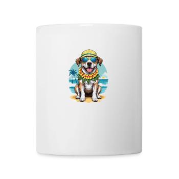 Vacances pour chiens Vacances pour chiens Île d’Hawaï Mer - Mug blanc - blanc - Devant