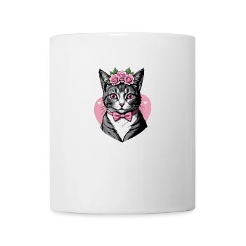 Sweet Cat Sweet Cat Bride Wedding Wedding Marry Love - Mug - white - Front