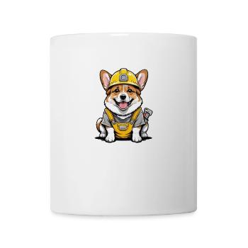 Dog Construction Worker Dog Dog Love Gift - Mug - white - Front