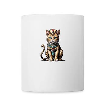 Chat Pharaon Chat Égypte Pyramide Cadeau - Mug blanc - blanc - Devant