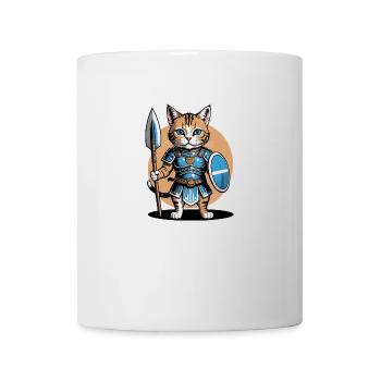 Cat Roman Warrior Cat Gift - Mug - white - Front