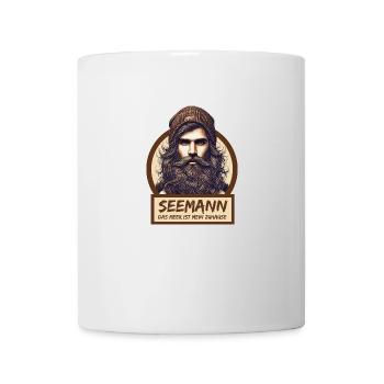 Seemann Retro - Das Meer ist mein Zuhause - Tasse - Weiß - Vorne