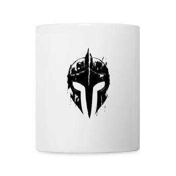 Icône du casque Gladiator Spartan - Mug blanc - blanc - Devant