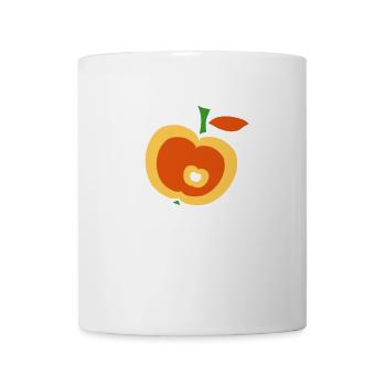 Retro Apfel - Tasse - Weiß - Vorne