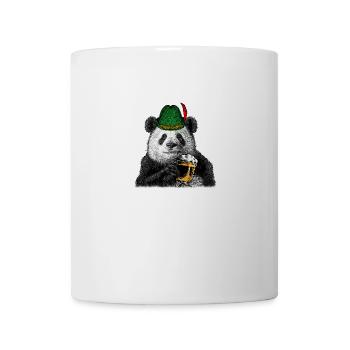 Panda à la bière - Mug blanc - blanc - Devant