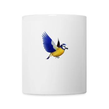 blaumeise,meise,vogel,tier - Tasse - Weiß - Vorne