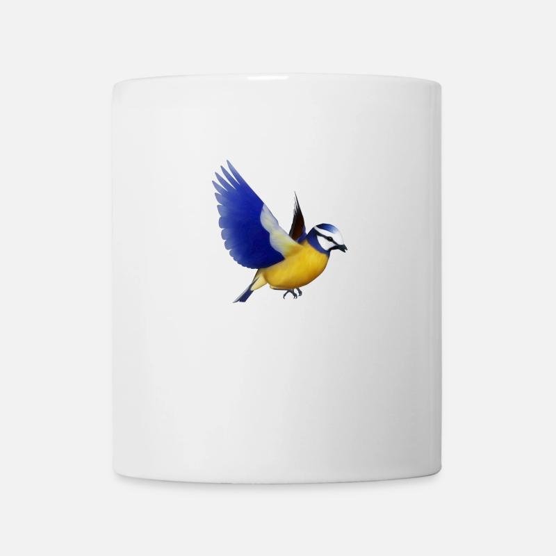blaumeise,meise,vogel,tier - Tasse - Weiß