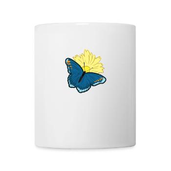 Butterfly Butterfly Wing Butterfly - Mug - white - Front