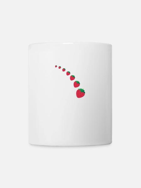 Strawberry Rainbow - Tasse - Weiß