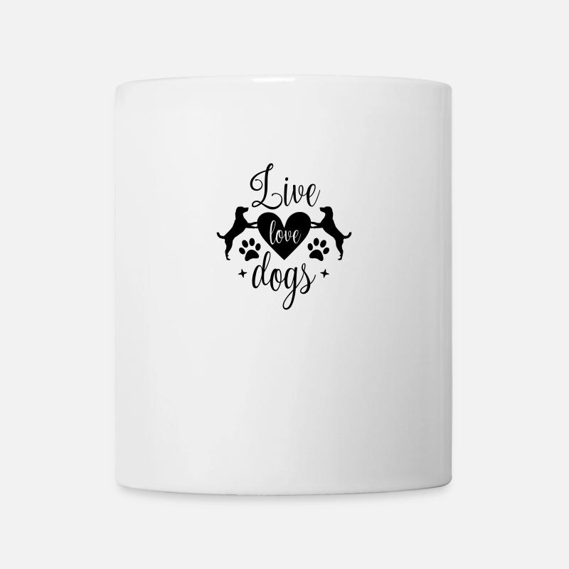 Love Love Dogs - Mug - white