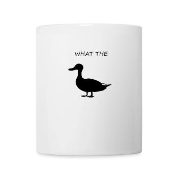 Duck funny gift What the Duck - Mug - white - Front