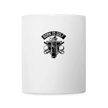 Né au golf - Mug blanc - blanc - Devant
