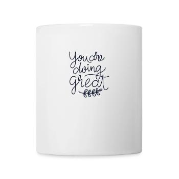 Tu te débrouilles bien! - Mug blanc - blanc - Devant