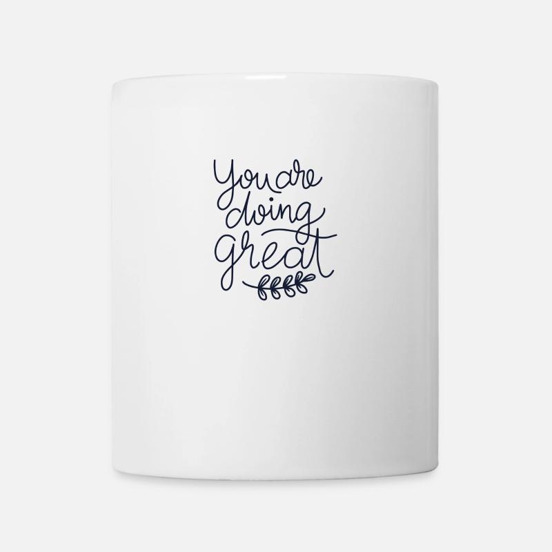 Tu te débrouilles bien! - Mug blanc - blanc