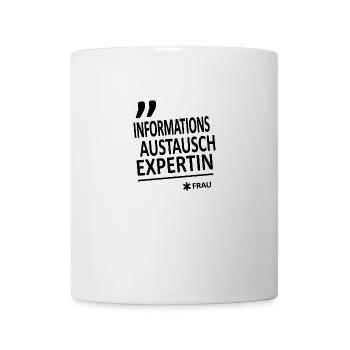 Informationsaustauschexpertin(Frau)-Version 1 - Tasse - Weiß - Vorne