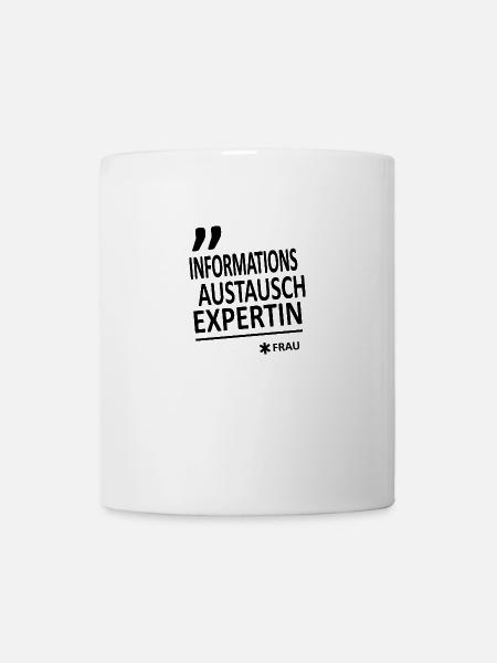 Informationsaustauschexpertin(Frau)-Version 1 - Tasse - Weiß