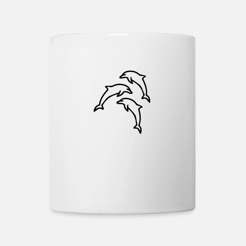 Dolphin dolphins - Mug - white