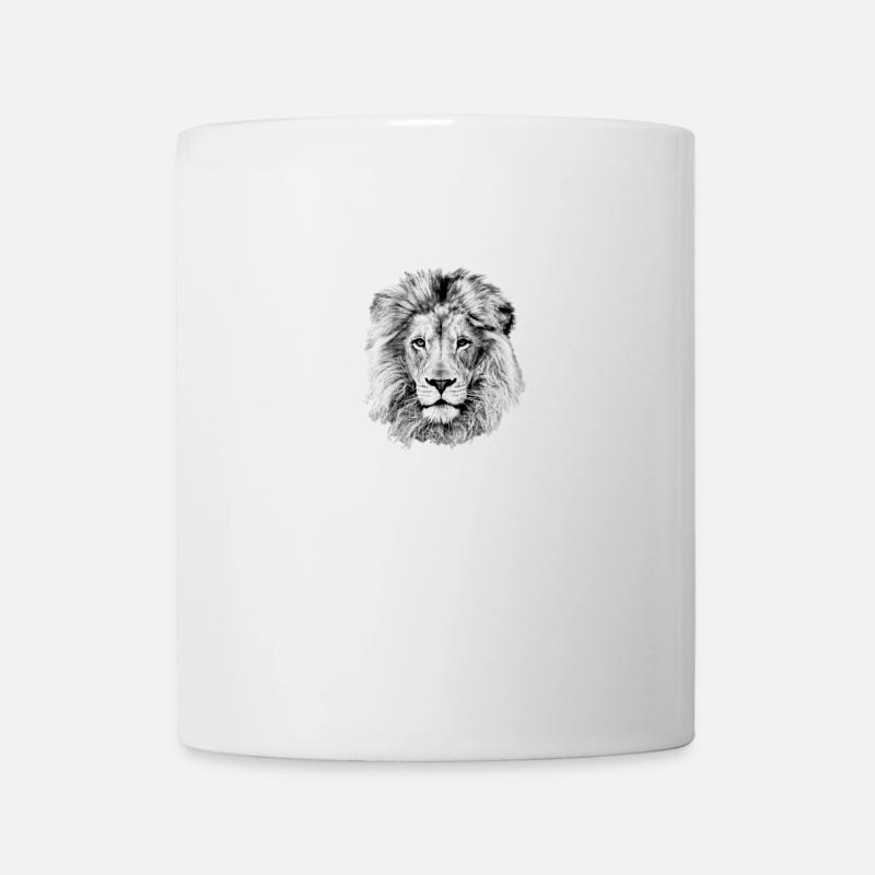Löwe - Tasse - Weiß