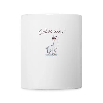 Just be cool! Cool llama - Mug - white - Front