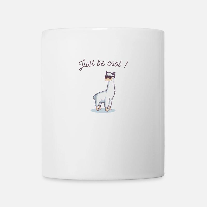 Just be cool ! Lama cool - Mug blanc - blanc