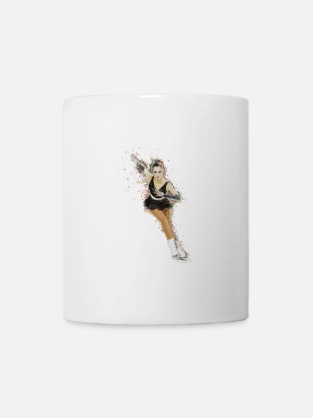 Dynamisches Eiskunstlaufen für einen - Tasse - Weiß