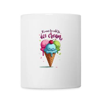 It's Never Too Cold For Ice Cream für einen Eis - Tasse - Weiß - Vorne