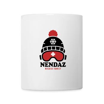 Nendaz ski resort Switzerland Alps Nicaise family - Mug - white - Front