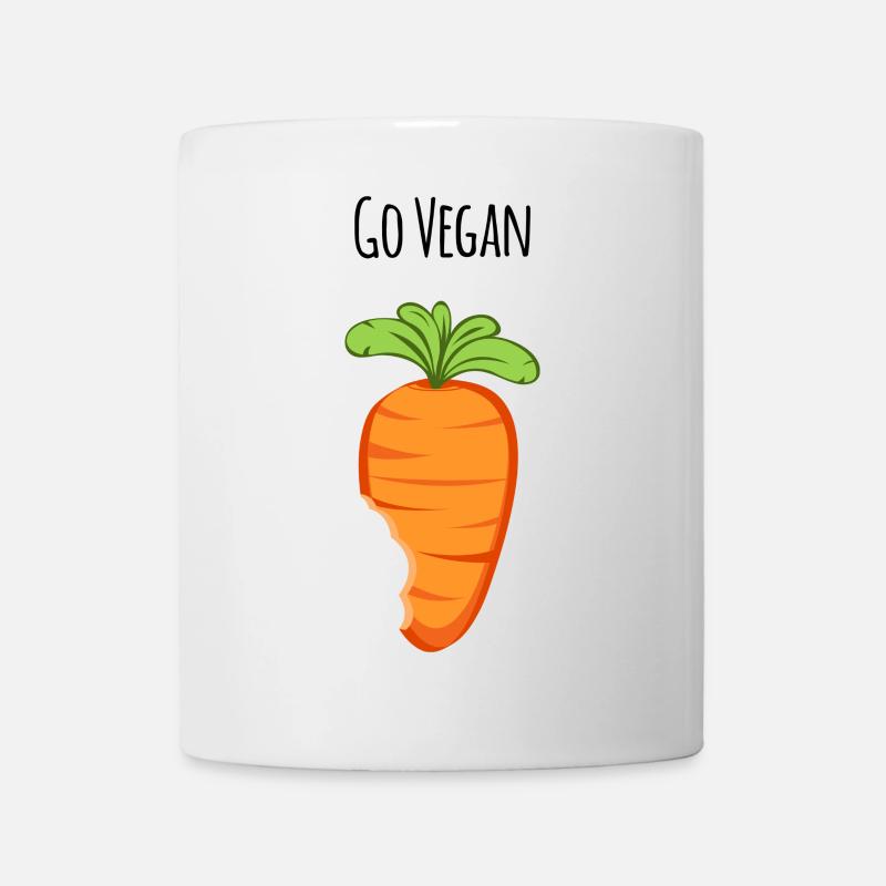 go-vegan - Mug - white