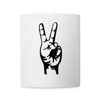 biker wave - Tasse - Weiß - Vorne